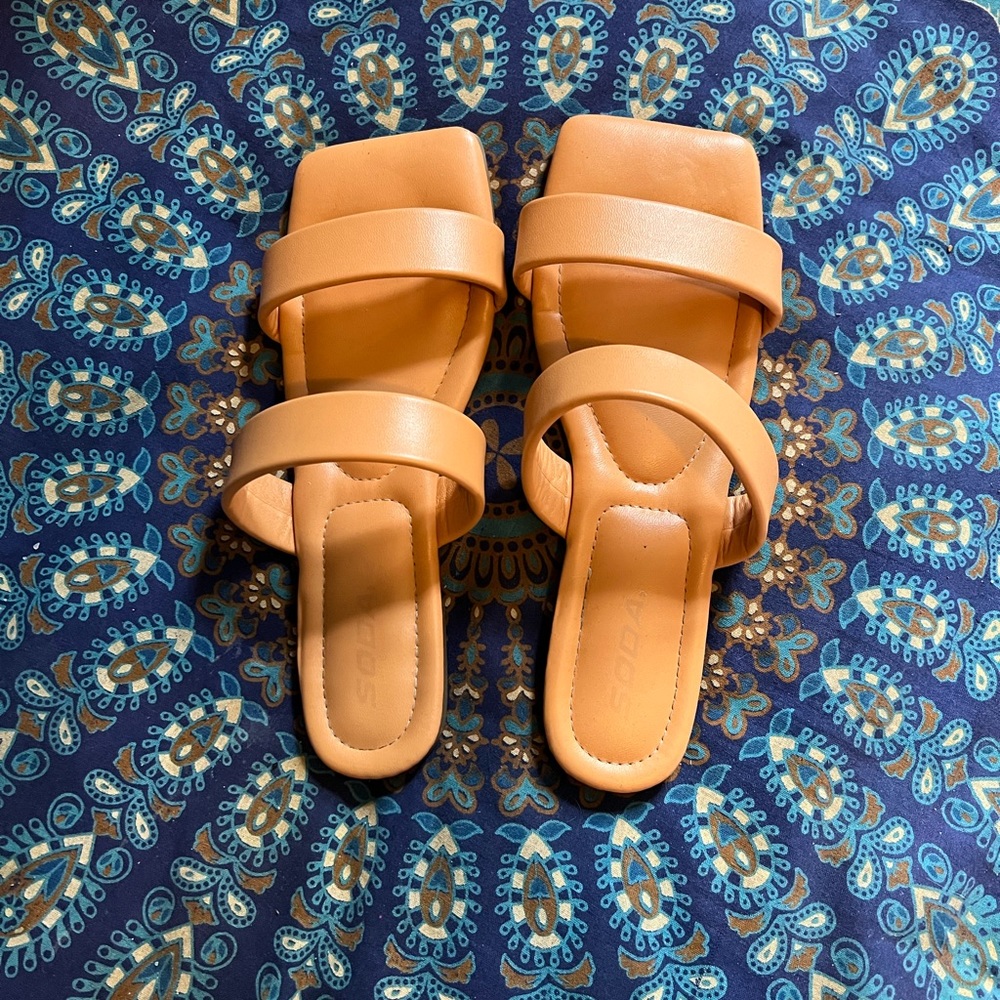 Orange Sandals